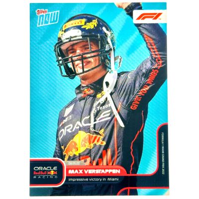 Max Verstappen 2022 Topps Now Formula 1 - Miami Victory #017