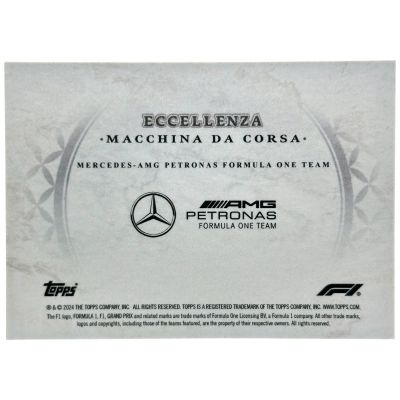 Mercedes Amg 2024 Topps Eccellenza Formula 1 - Macchina Da Corsa