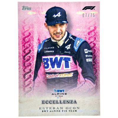 Esteban Ocon 2024 Topps Eccellenza Formula 1 - La Passione PINK 07/75 Alpine