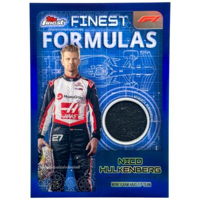 Nico Hulkenberg 2024 Topps Finest Formula 1 - Relic Blue 11/75 #FF-HUL Haas