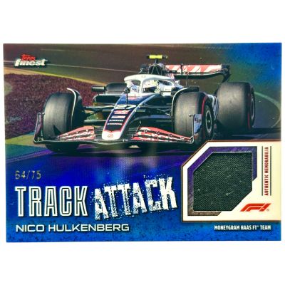 Nico Hulkenberg 2024 Topps Finest Formula 1 - Track Attack Relic 64/75 #TAR-HUL Haas