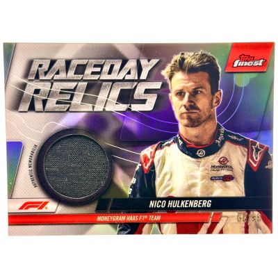 Nico Hulkenberg 2024 Topps Finest Formula 1 - Raceday Relics Refractor 68/99 #RDR-HUL Haas