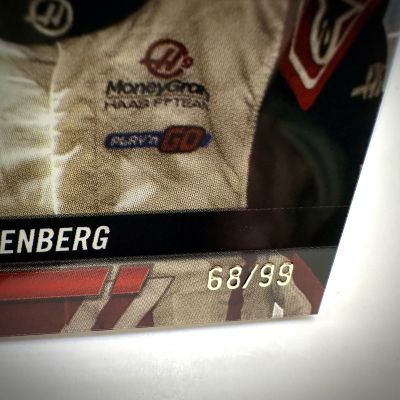 Nico Hulkenberg 2024 Topps Finest Formula 1 - Raceday Relics Refractor 68/99 #RDR-HUL Haas
