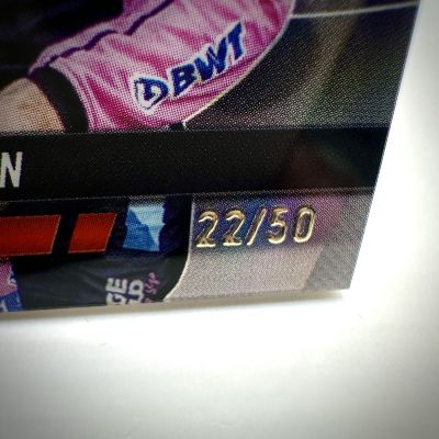 Esteban Ocon 2024 Topps Finest Formula 1 - Raceday Relics Green 22/50 #RDR-OCO Alpine