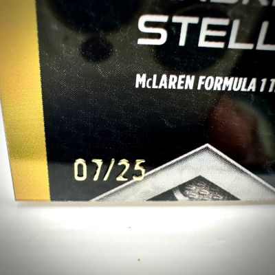 Andrea Stella 2024 Topps Formula 1 - F1 Relic Gold 07/25 #F1R-STE Mclaren