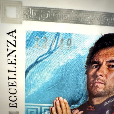 Sergio Perez 2023 Topps Eccellenza Formula 1 - BLUE 23/49 Red Bull