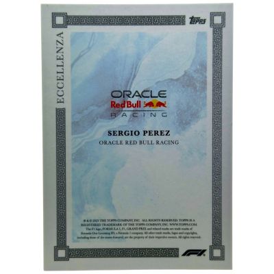 Sergio Perez 2023 Topps Eccellenza Formula 1 - BLUE 23/49 Red Bull