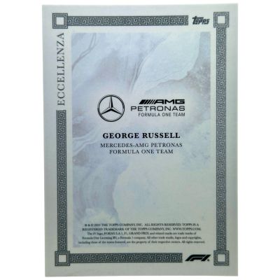George Russell 2023 Topps Eccellenza Formula 1 - BLUE 39/75 Mercedes