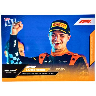 Lando Norris 2023 Topps Now F1 #47 McLaren
