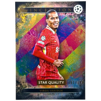 Virgil Van Dijk 2024-25 Topps Inception UCC Star Quality 161/199 #71 Liverpool FC