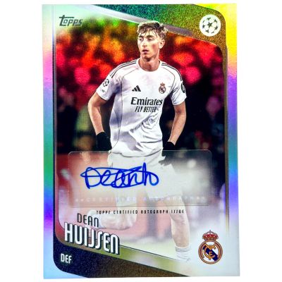 Dean Huijsen 2025-26 Topps UCC Flagship AUTO #BR-DH Real Madrid