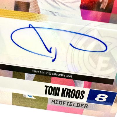 Toni Kroos 2024-25 Topps Team Set Real Madrid AUTO 34/99 #BA-KR Real Madrid