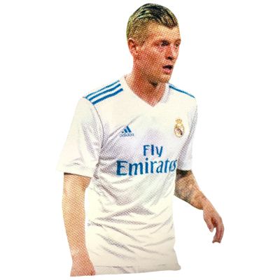 Toni Kroos 2024-25 Topps Team Set Real Madrid AUTO 34/99 #BA-KR Real Madrid