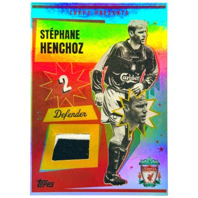 Stephane Henchoz 2024-25 Topps Liverpool FC Team Set - Match Worn Patch 5/5 #MR-ST Liverpool FC