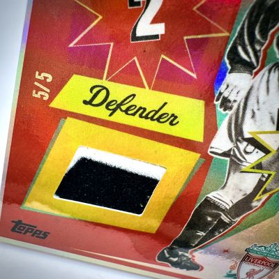 Stephane Henchoz 2024-25 Topps Liverpool FC Team Set - Match Worn Patch 5/5 #MR-ST Liverpool FC