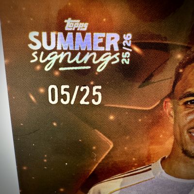 Trent Alexander-Arnold 2025-26 Topps Summer Signings 5/25 Real Madrid