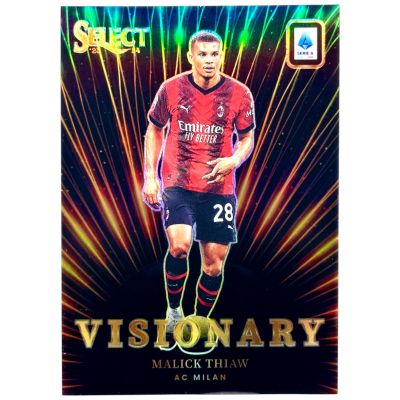 Malick Thiaw 2023-24 Panini Select Serie A - Visionary Case Hit #15 AC MILAN