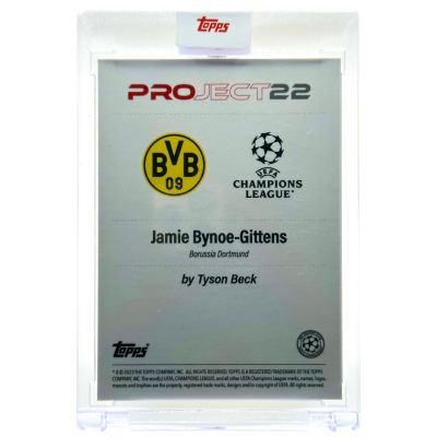 Jamie Bynoe-Gittens Topps Project 22 by Tyson Beck - ROOKIE