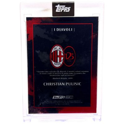 Christian Pulisic 2024 Topps AC Milan 125 Aniversario - Diavoli 4/10 AC Milan