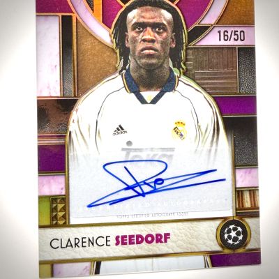 Clarence Seedorf 2025-26 Topps Deco AUTO 16/50 Real Madrid