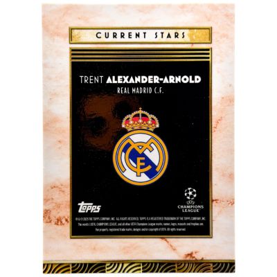 Trent Alexander-Arnold 2025-26 Topps Deco 13/25 Real Madrid
