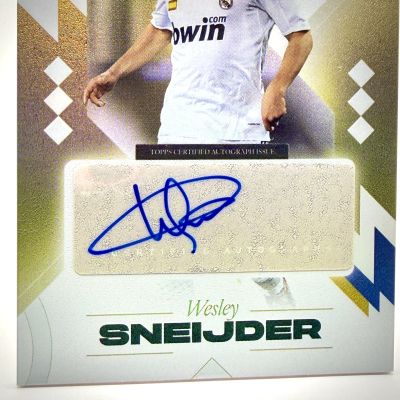 Wesley Sneijder 2025-26 Topps Real Madrid Los Blancos AUTO #LB-WS Real Madrid