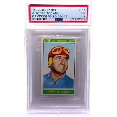 Alberto Ascari 1967-68 Panini Campioni Dello Sport #110 PSA 7