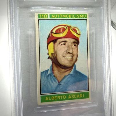 Alberto Ascari 1967-68 Panini Campioni Dello Sport #110 PSA 7
