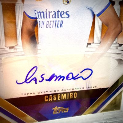 Casemiro 2024-25 Topps Palatial AUTO 2/25 #PACA Real Madrid