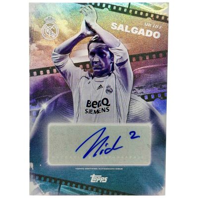 Michel Salgado 2025-26 Topps Los Blancos La casa Blanca AUTO #LC-MS Real Madrid