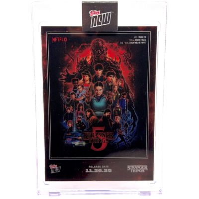 Stranger Things 2025 Topps NOW Season 5 STRA Release date 26 Nov. 2025