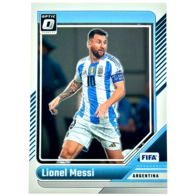 Lionel Messi 2024-25 Panini Donruss FIFA Soccer - Optic Silver #80 Argentina