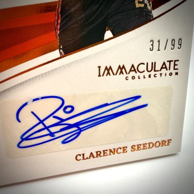 Clarence Seedorf 2023-24 Panini Immaculate Collection Soccer AUTO #MM-CS 31/99 AC Milan