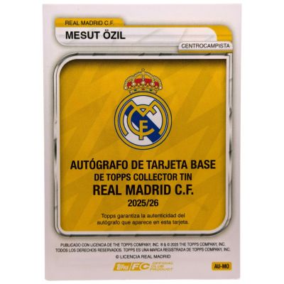 Mesut Ozil 2025-26 Topps Real Madrid Collectors Tin - AUTO #AU-MO