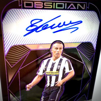 Fabio Cannavaro 2020-21 Panini Obsidian Soccer AUTO 1/15 #OB-FC Juventus