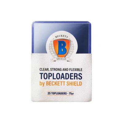 Beckett Shield - Toploader 75 pt (25 Pieces)