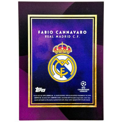 Fabio Cannavaro 2023 Topps Deco Legends 14/25 Real Madrid