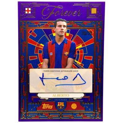Alberto 2025-26 Topps Forever Blaugrana Vault AUTO #BV-JA 18/75 FC Barcelona