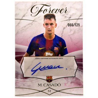 Marc Casado 2025-26 Topps Forever FC Barcelona AUTO #FM-MC 66/125 FC Barcelona