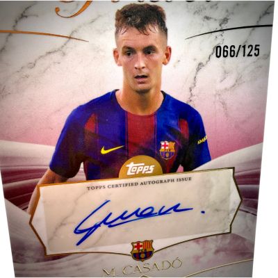 Marc Casado 2025-26 Topps Forever FC Barcelona AUTO #FM-MC 66/125 FC Barcelona