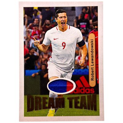 Robert Lewandowski 2014-15 Futera Dream Team Player Worn Relic #DT11 5/7 Bayern Munchen