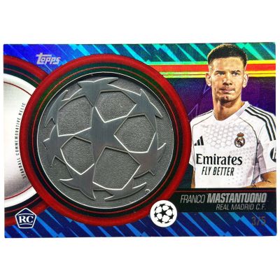 Franco Mastantuono 2025-26 Topps UCC Flagship - Starball Relic 3/5 Rookie #SCR-FM Real Madrid