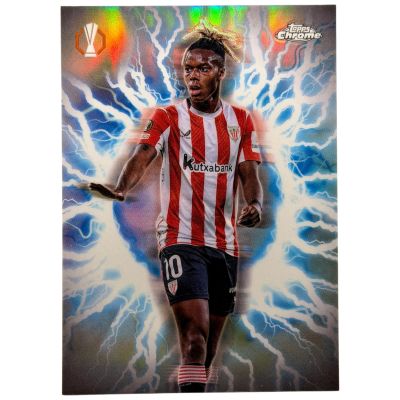 Nico Williams 2024-25 Topps Chrome UCC Nico Williams - Circle Of Power Shockwave SP