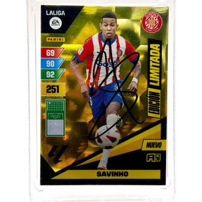 Savinho 2024-25 Panini La Liga XL Adrenalyn Edition Limitada on Card AUTO #443