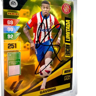 Savinho 2024-25 Panini La Liga XL Adrenalyn Edition Limitada on Card AUTO #443