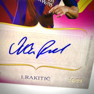 Ivan Rakitic 2025-26 Topps FC Barcelona 125 Anniversary - Legacy Lines Auto 24/99 #LL-IR