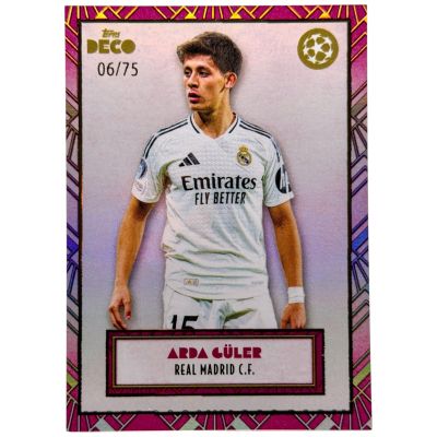 Arda Guler 2024-25 Topps Deco UCC - 6/75 Real Madrid