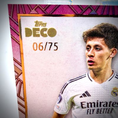 Arda Guler 2024-25 Topps Deco UCC - 6/75 Real Madrid