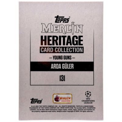 Arda Guler 2023-24 Topps Merlin - 47/49 Real Madrid