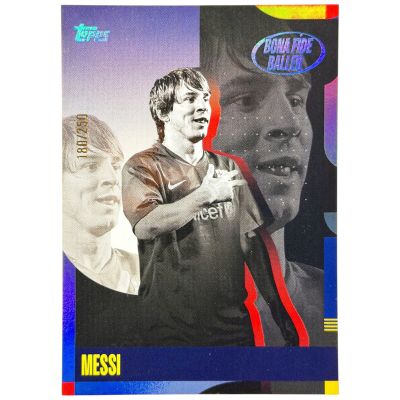 Lionel Messi 2024-25 Topps FC Barcelona Team Set - Bona Fide Baller 180/250 #48